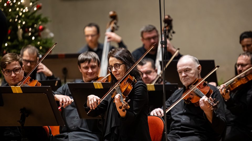 Jiří Habart a Veronika Rovná v Betlémské kapli (11. prosince 2025)