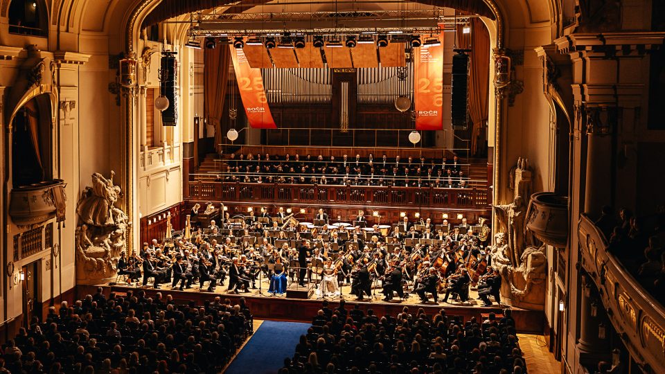 Mahlerova Druhá v Obecním domě | foto: Matěj Komár, SOČR Mahlerova Druhá v Obecním domě