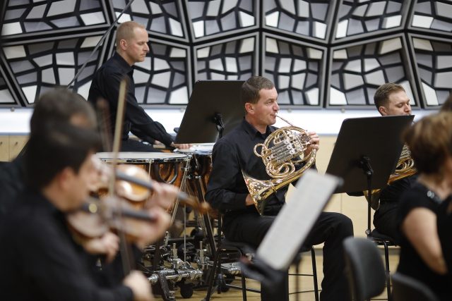 Sólo pro fagot, trubku a trombón, 21. ledna 2019 | foto: Martin Kovář Sólo pro fagot, trubku a trombón, 21. ledna 2019